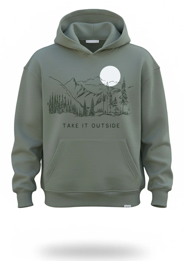 هودی سه نخ - طبیعت گردی | Take it Outside | تی کلاب